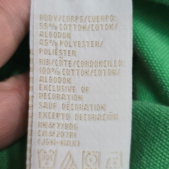 Tommy Hilfiger Y2K Apple Green White Embroidered Large Logo Full Zip Jacket - Picture 9 of 9